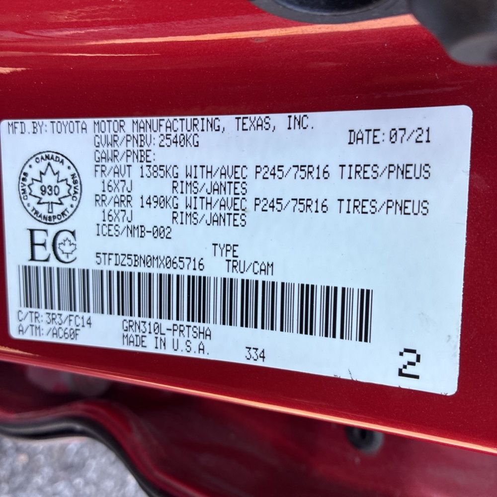 2021 Toyota Tacoma SR5