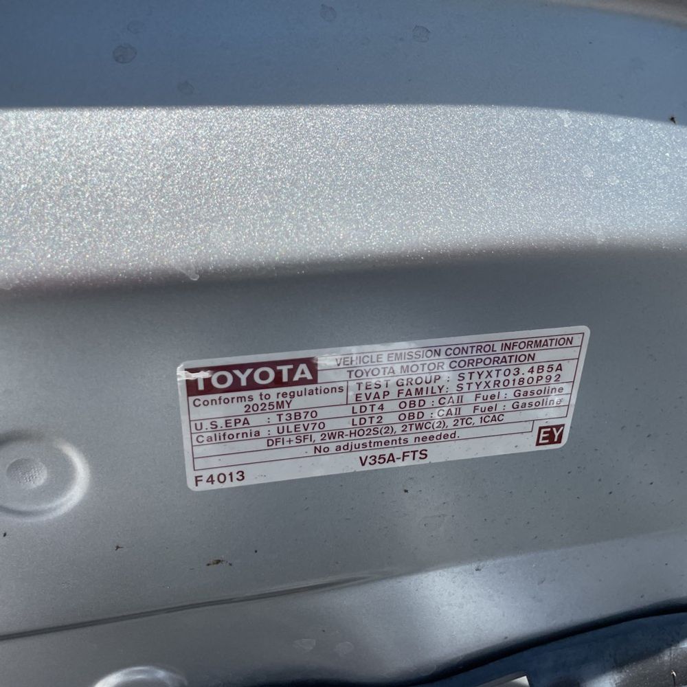 2025 Toyota Tundra SR