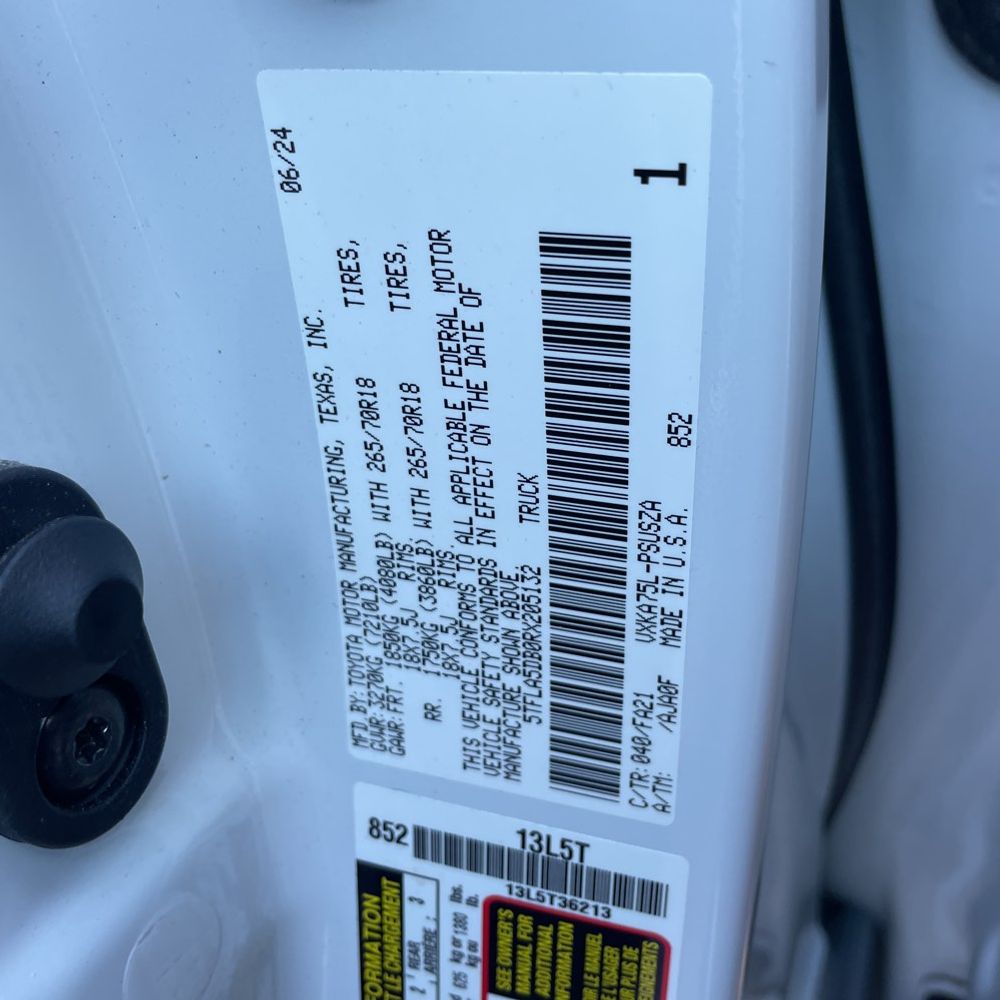 2024 Toyota Tundra SR5