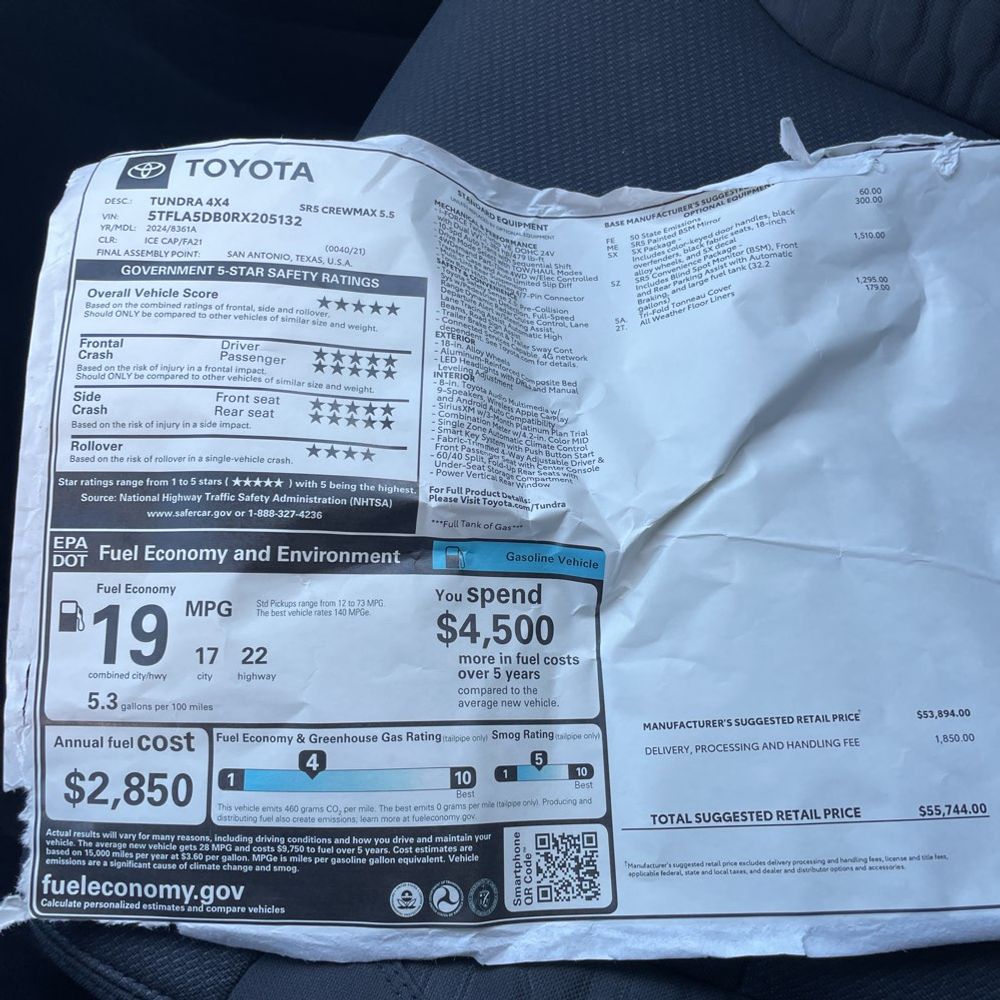 2024 Toyota Tundra SR5