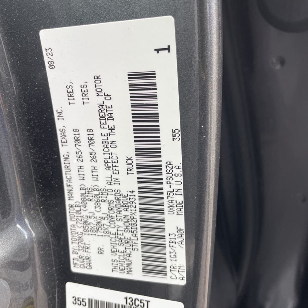 2023 Toyota Tundra SR5