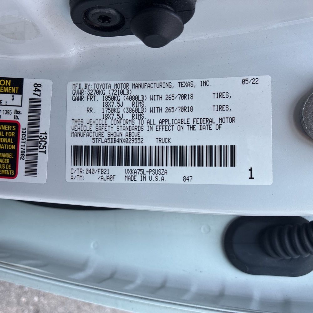 2022 Toyota Tundra SR5
