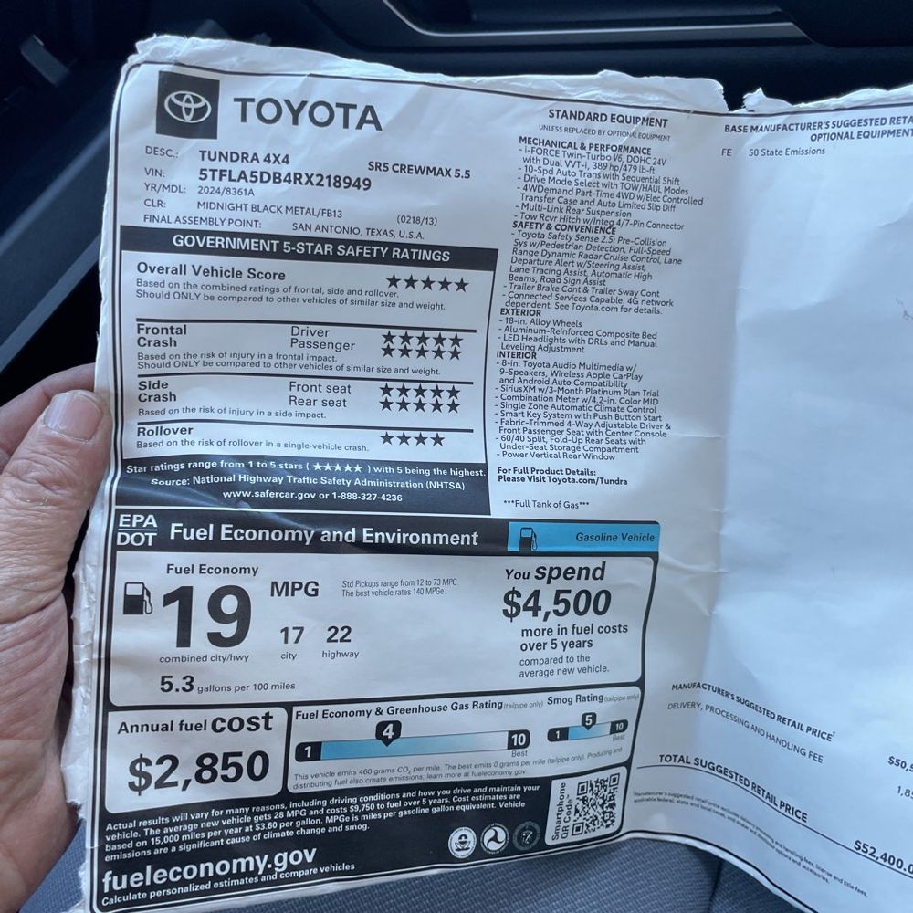 2024 Toyota Tundra SR5