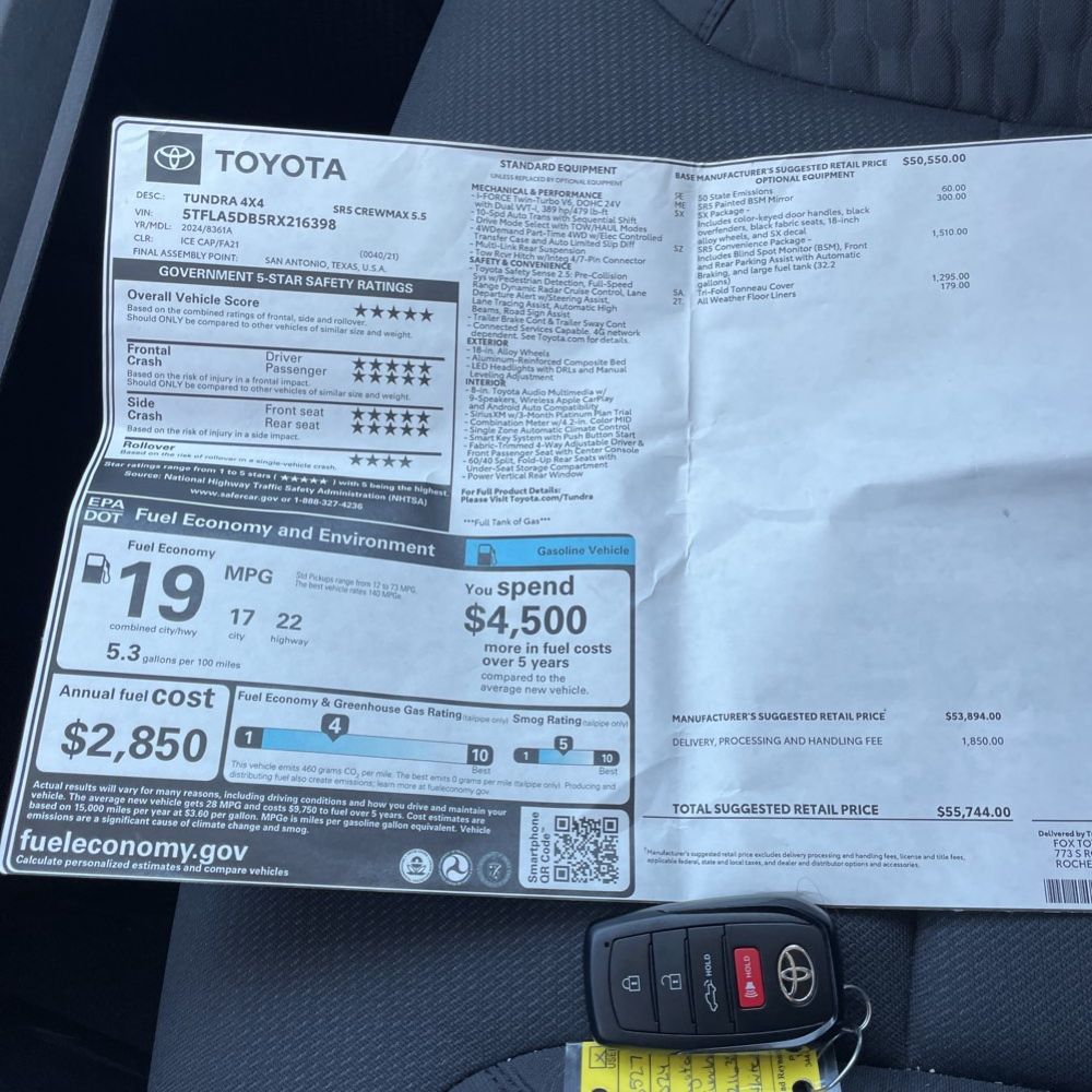 2024 Toyota Tundra SR5