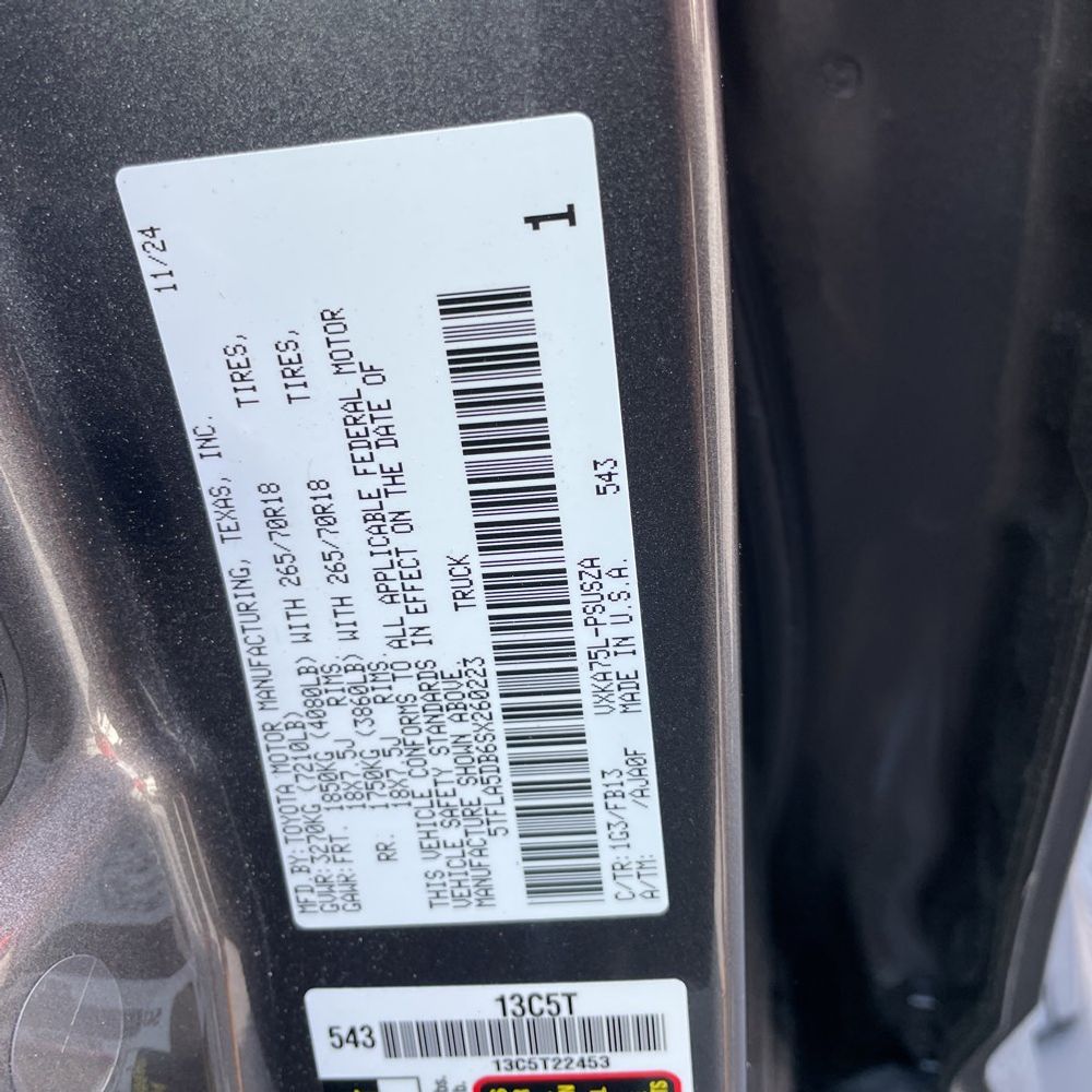 2025 Toyota Tundra SR5