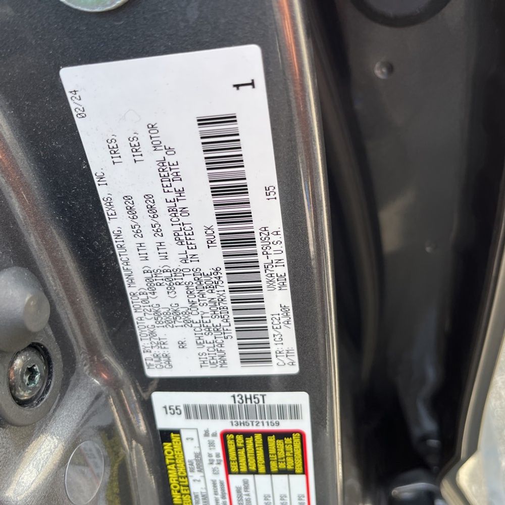 2024 Toyota Tundra SR5
