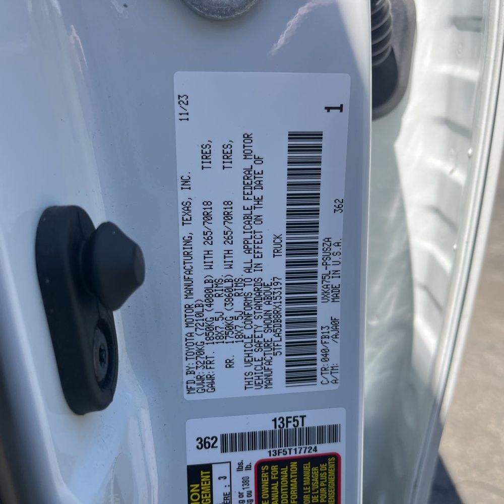 2024 Toyota Tundra SR5