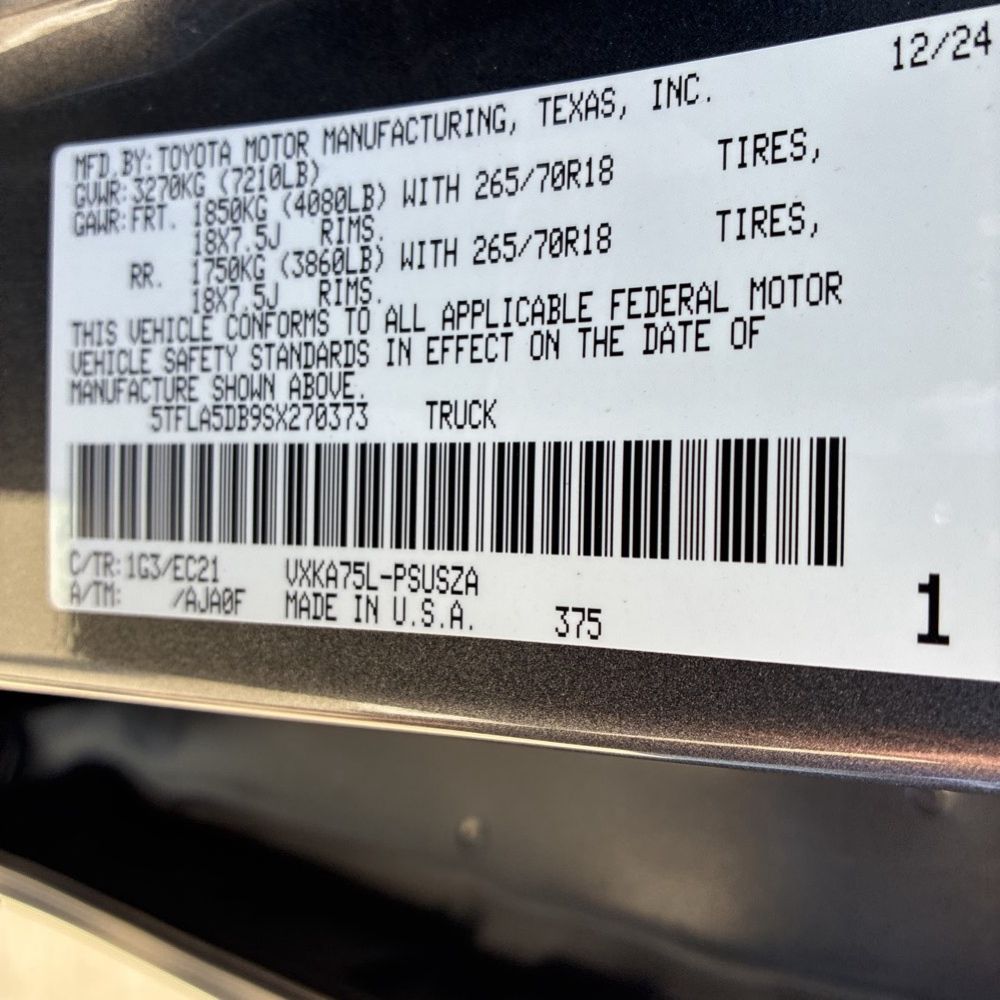 2025 Toyota Tundra SR5