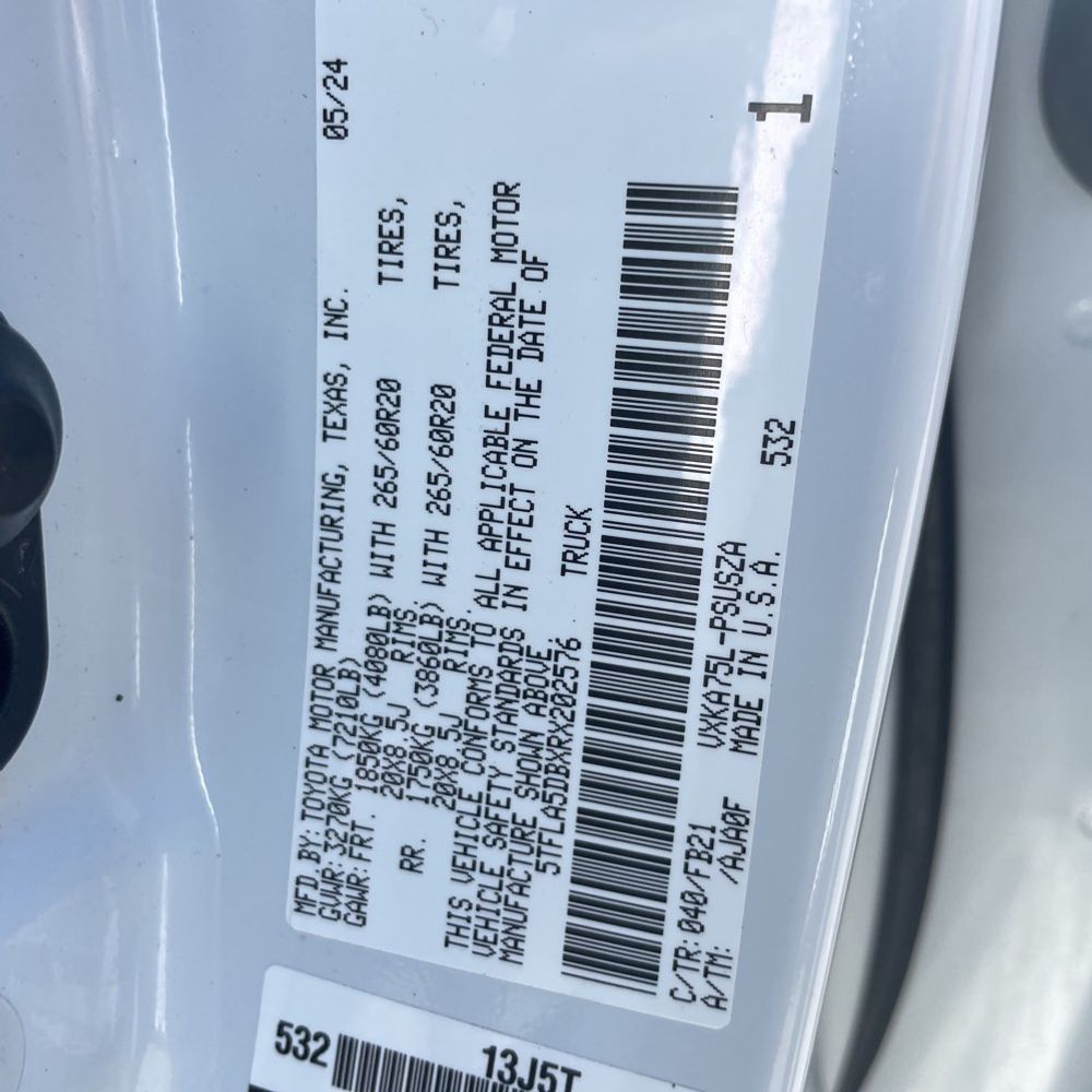 2024 Toyota Tundra SR5