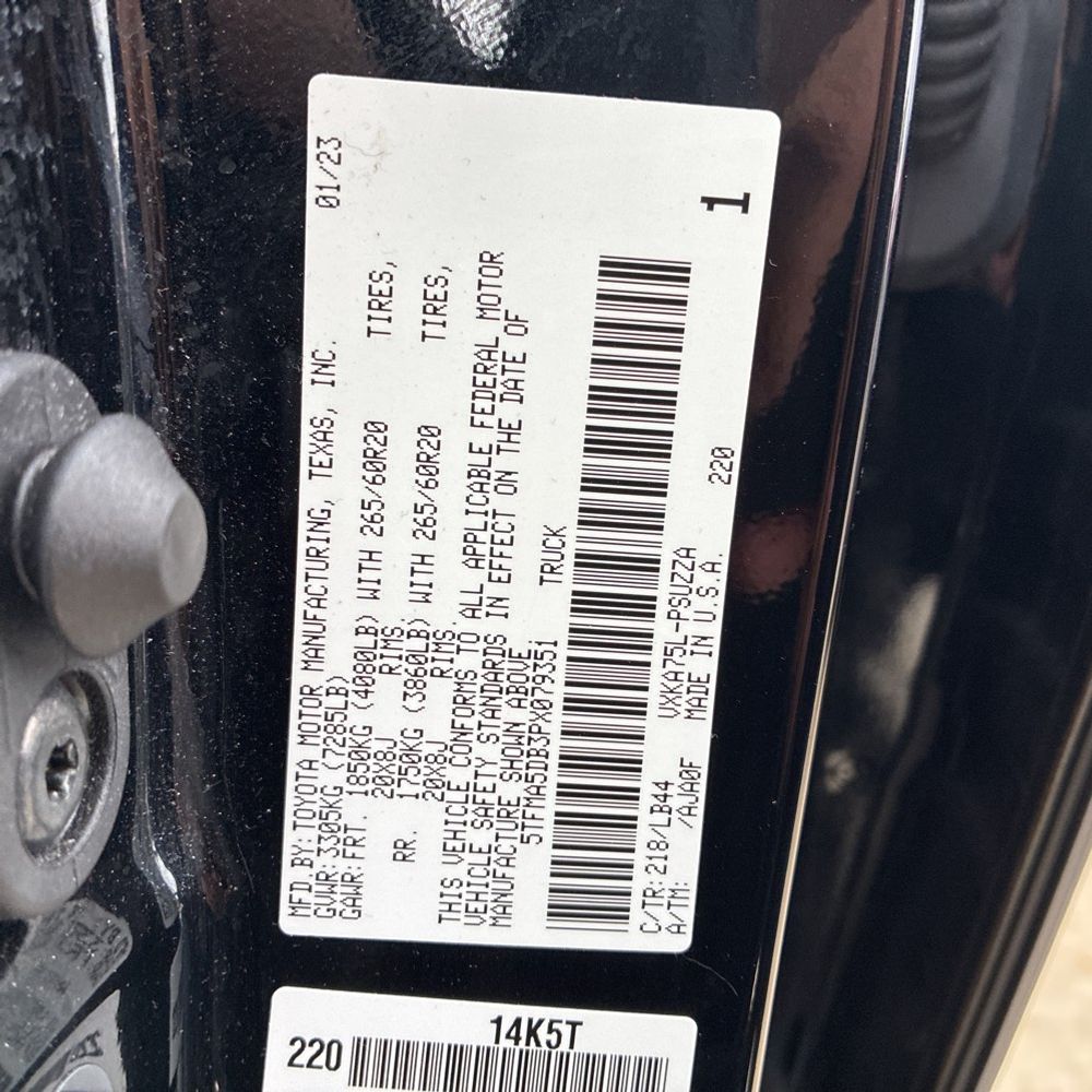 2023 Toyota Tundra 1794 Edition