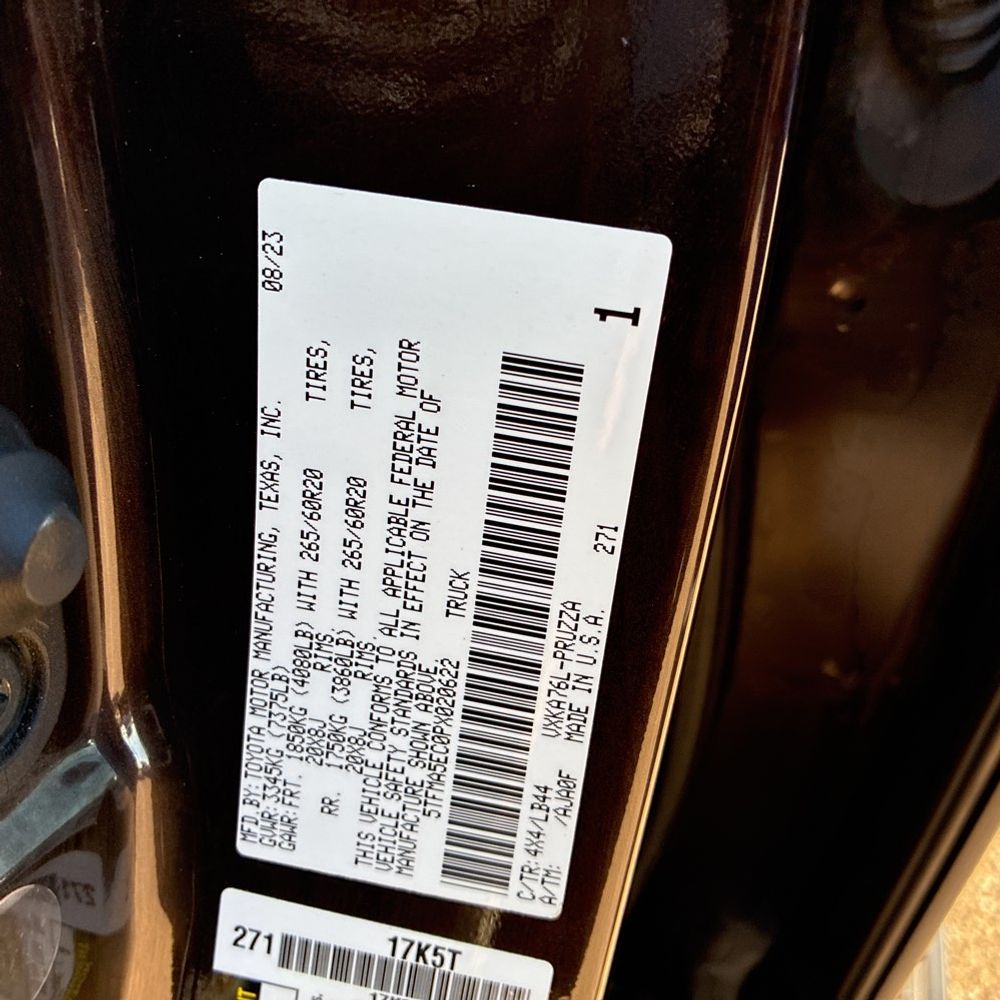 2023 Toyota Tundra 1794 Edition