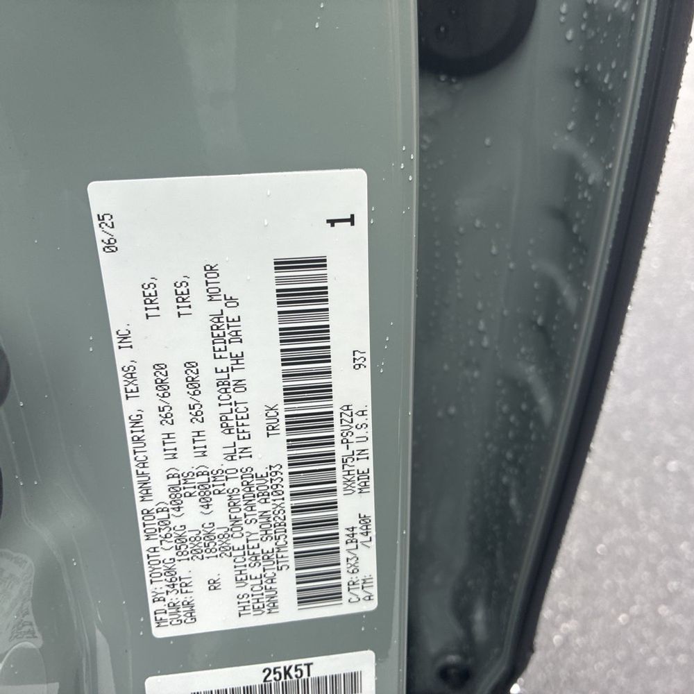 2025 Toyota Tundra 1794 Edition HV