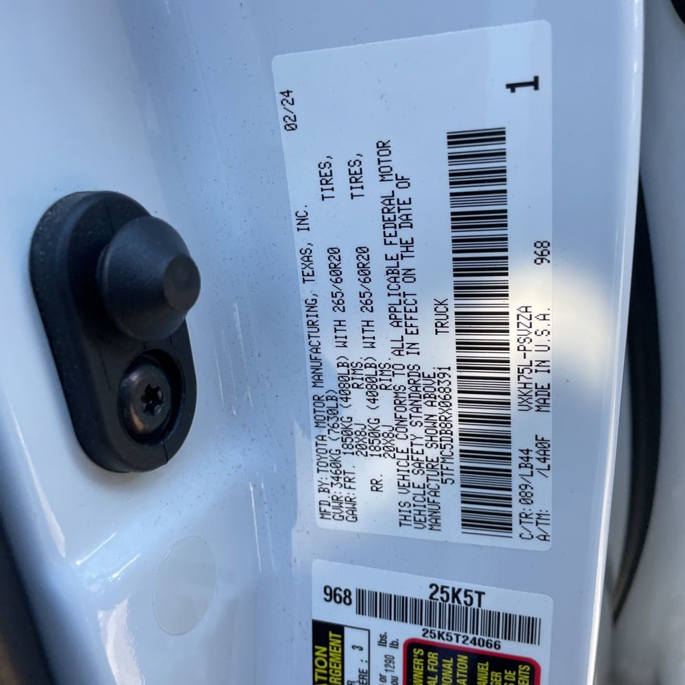 2024 Toyota Tundra 1794 Edition HV