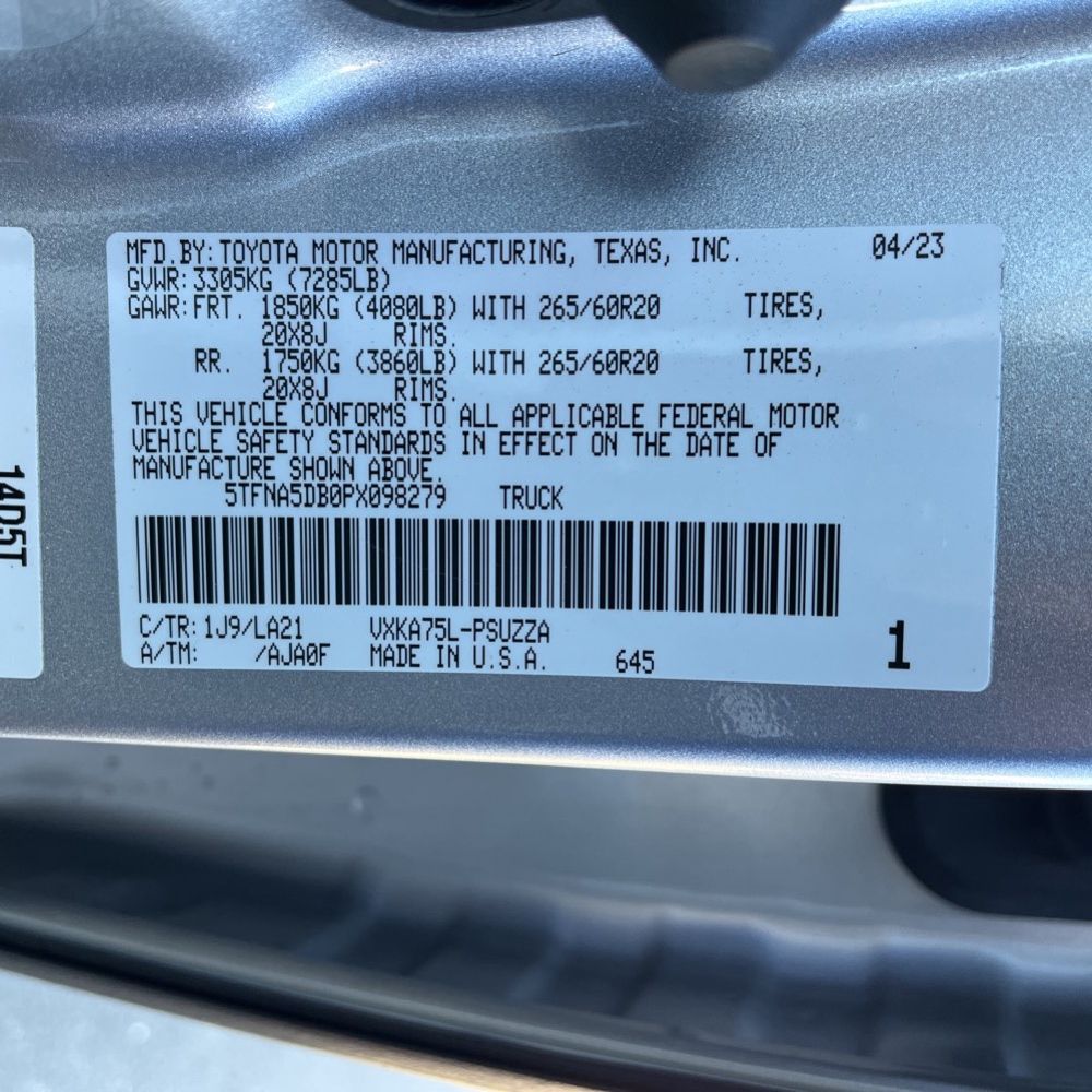 2023 Toyota Tundra Platinum