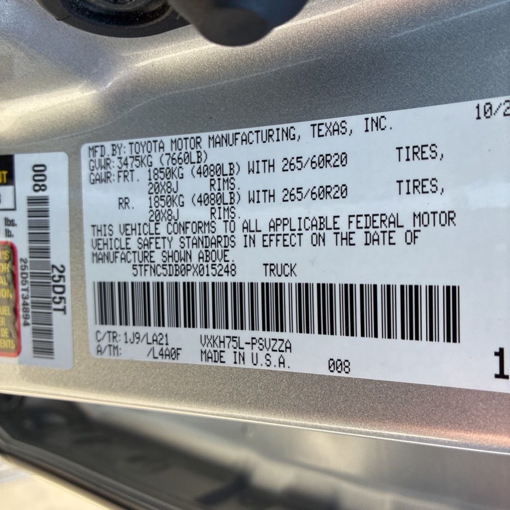2023 Toyota Tundra Platinum HV