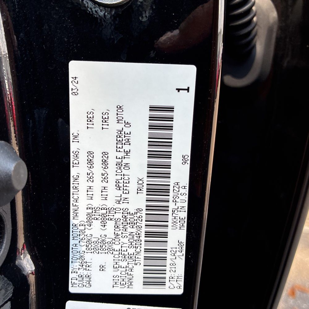 2024 Toyota Tundra Platinum HV