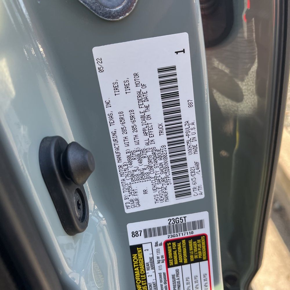 2022 Toyota Tundra TRD Pro HV