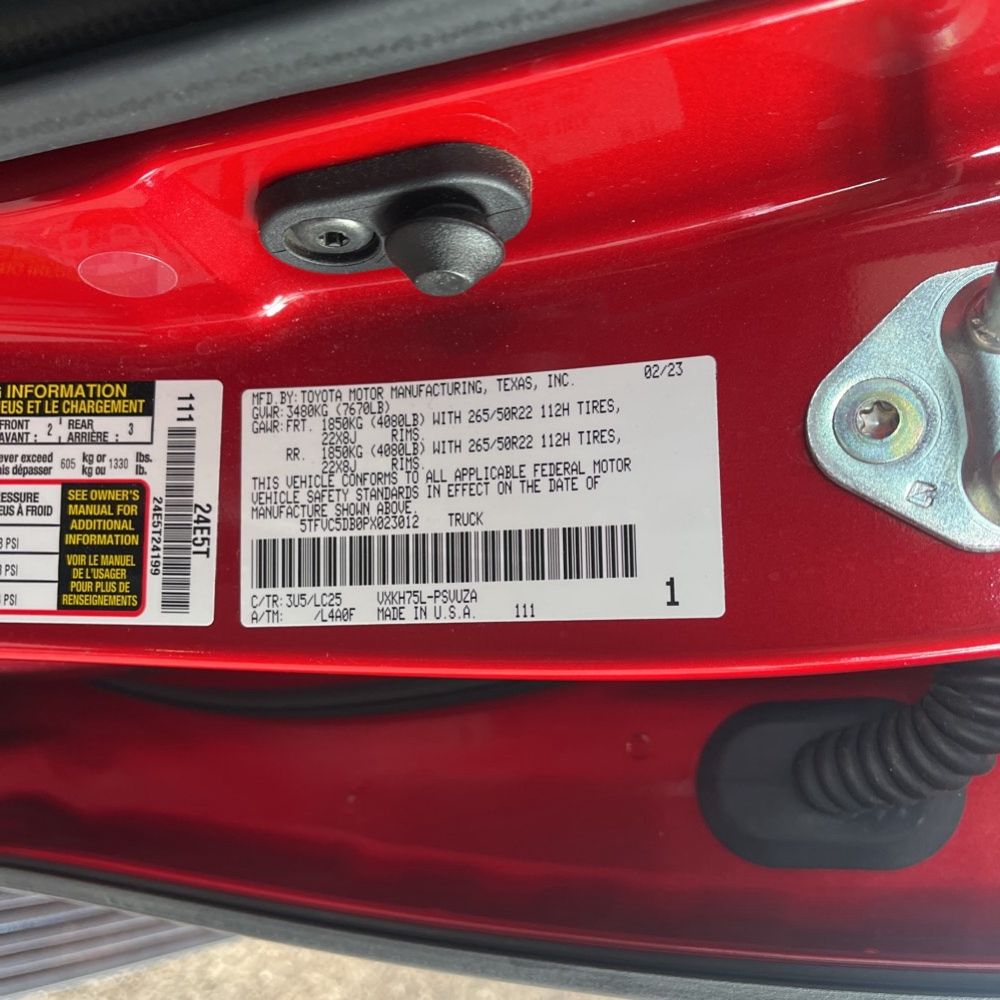 2023 Toyota Tundra Capstone HV