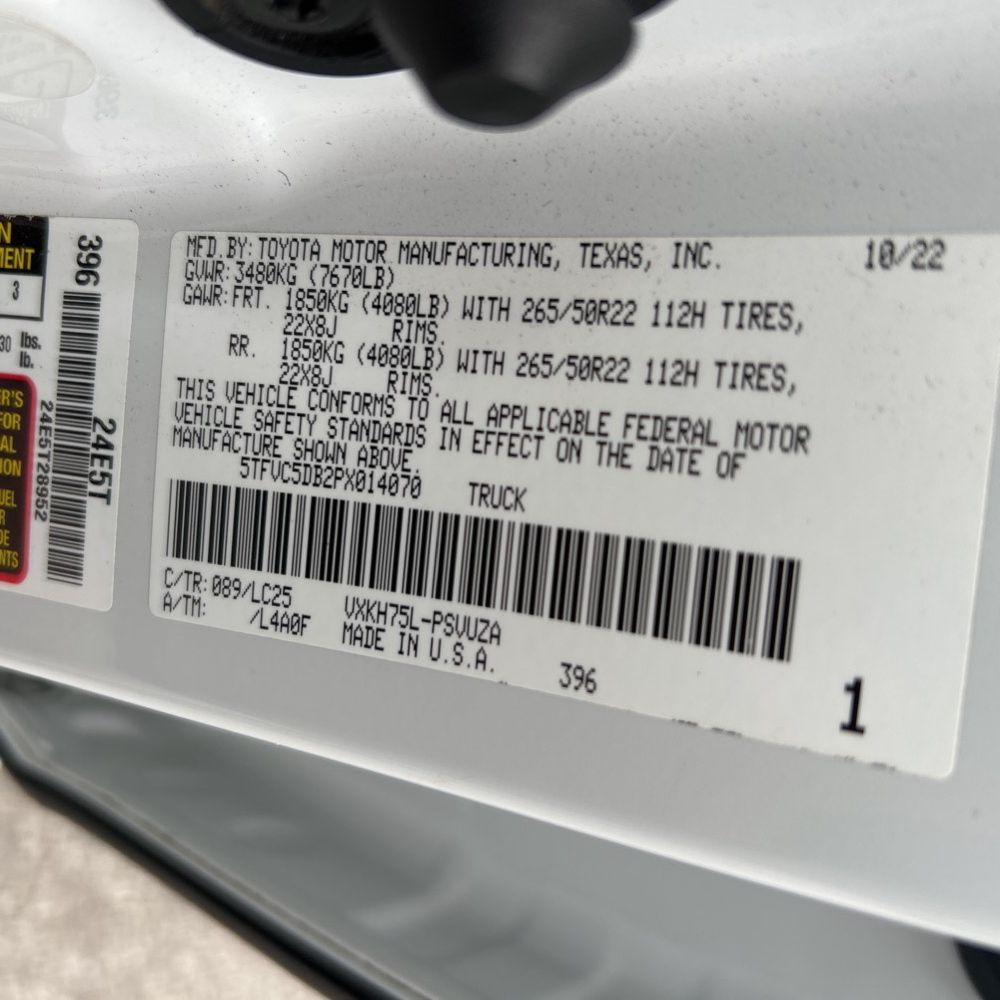 2023 Toyota Tundra Capstone HV