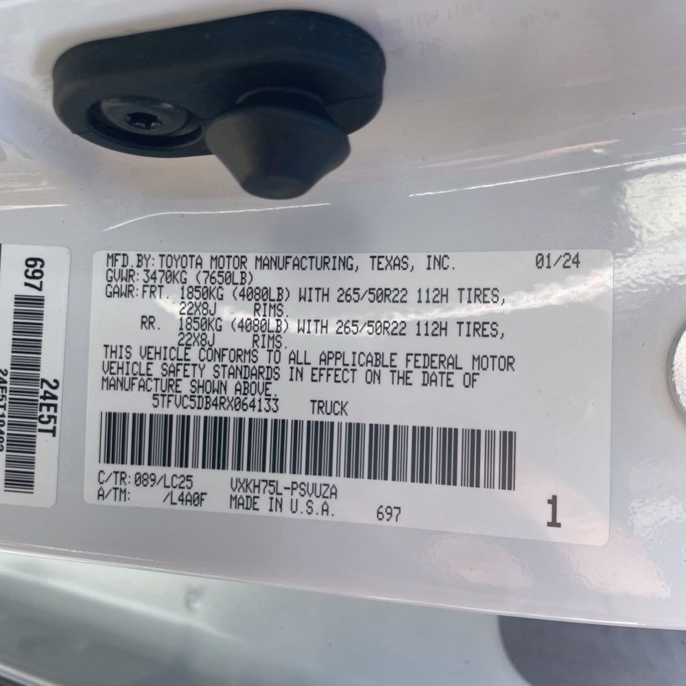 2024 Toyota Tundra Capstone HV
