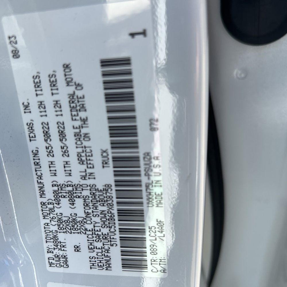 2023 Toyota Tundra Capstone HV