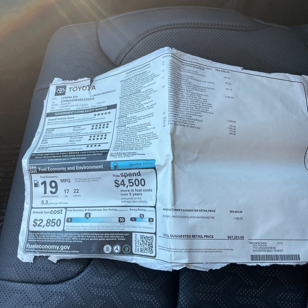 2024 Toyota Tundra Limited
