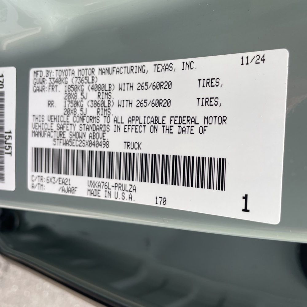 2025 Toyota Tundra Limited