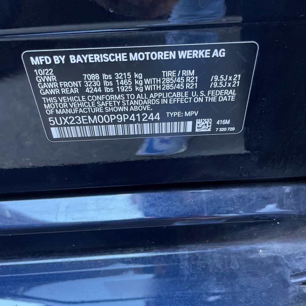2023 BMW X7 XDrive40i