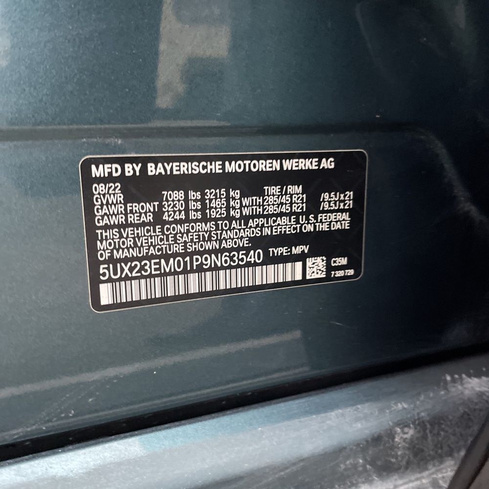 2023 BMW X7 XDrive40i