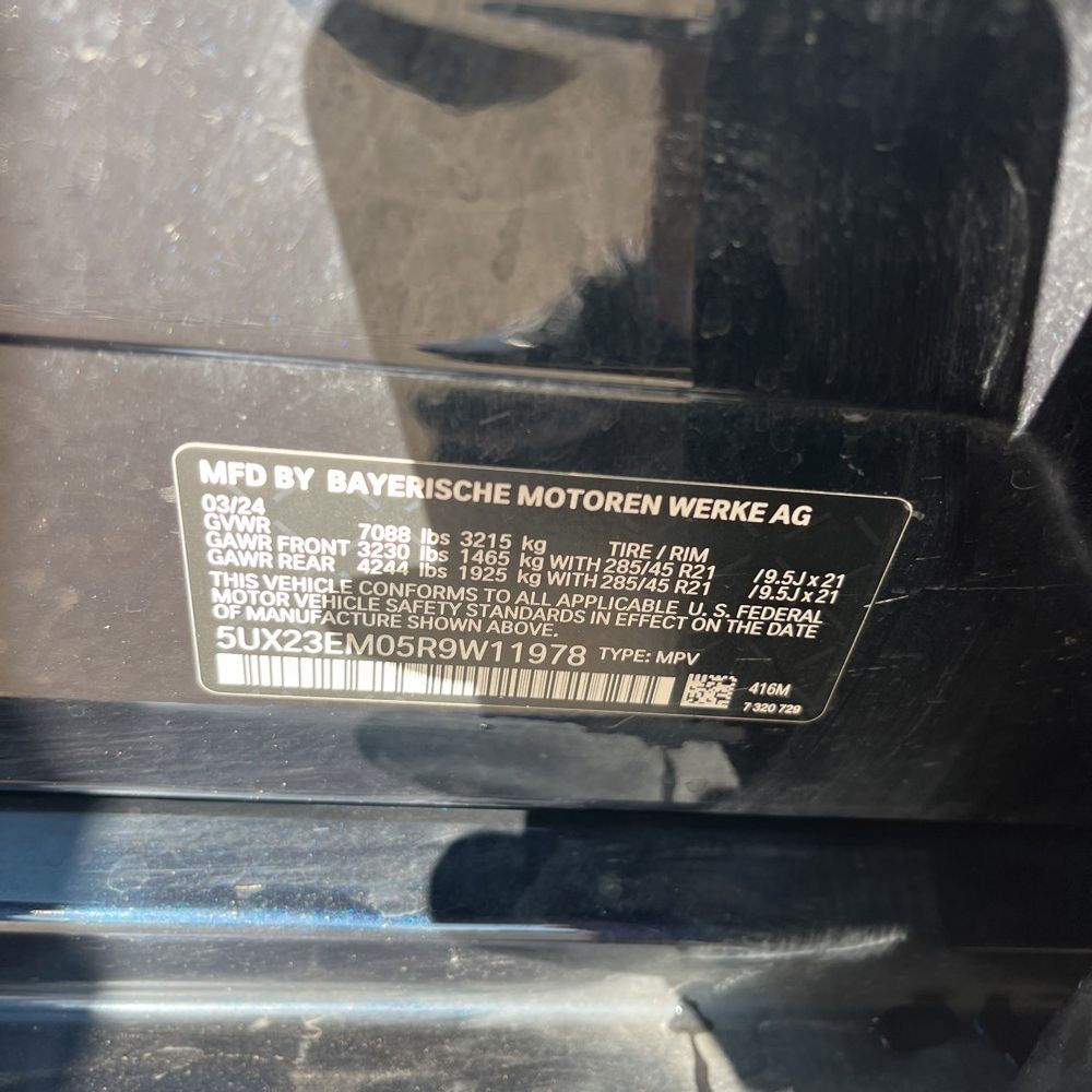 2024 BMW X7 XDrive40i