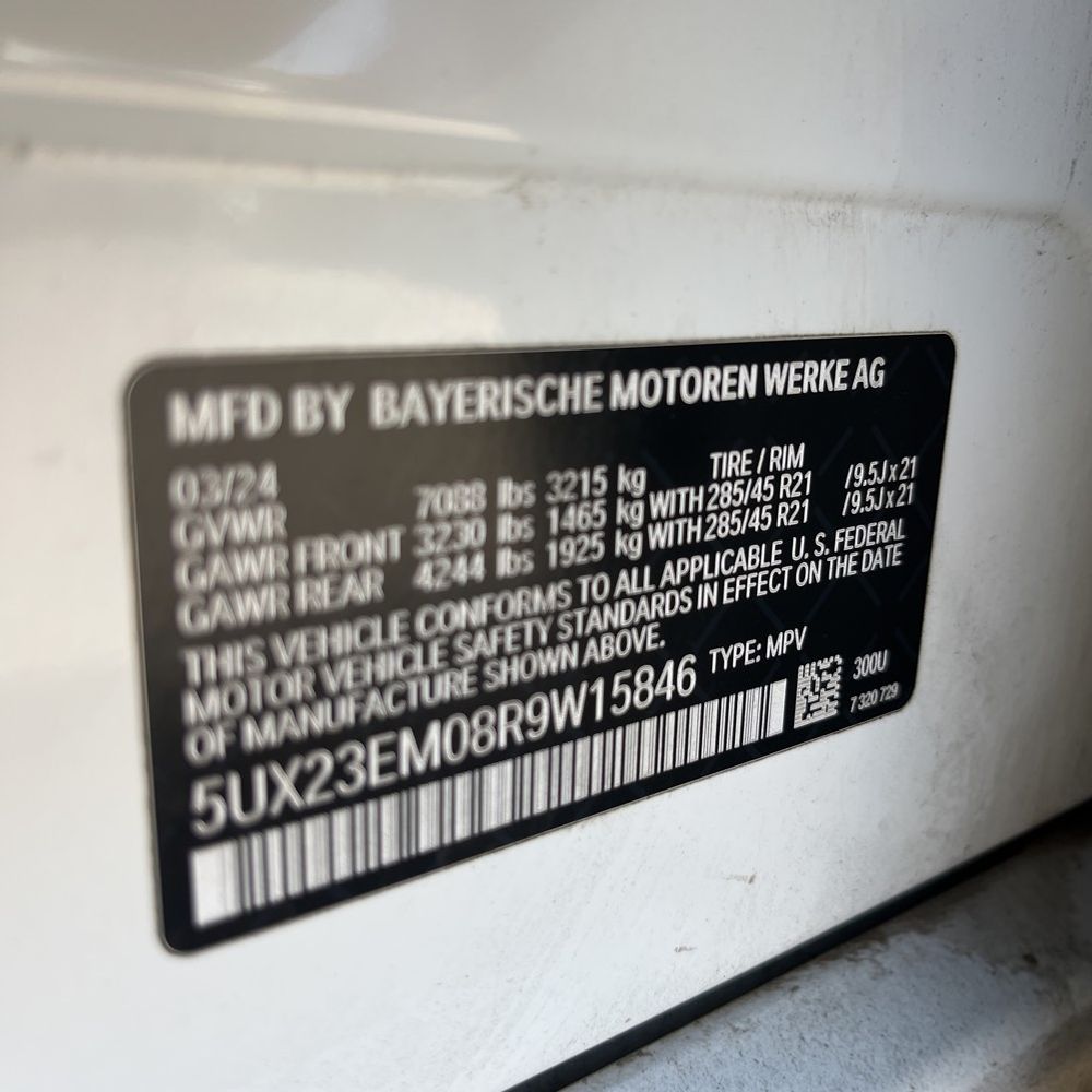 2024 BMW X7 XDrive40i