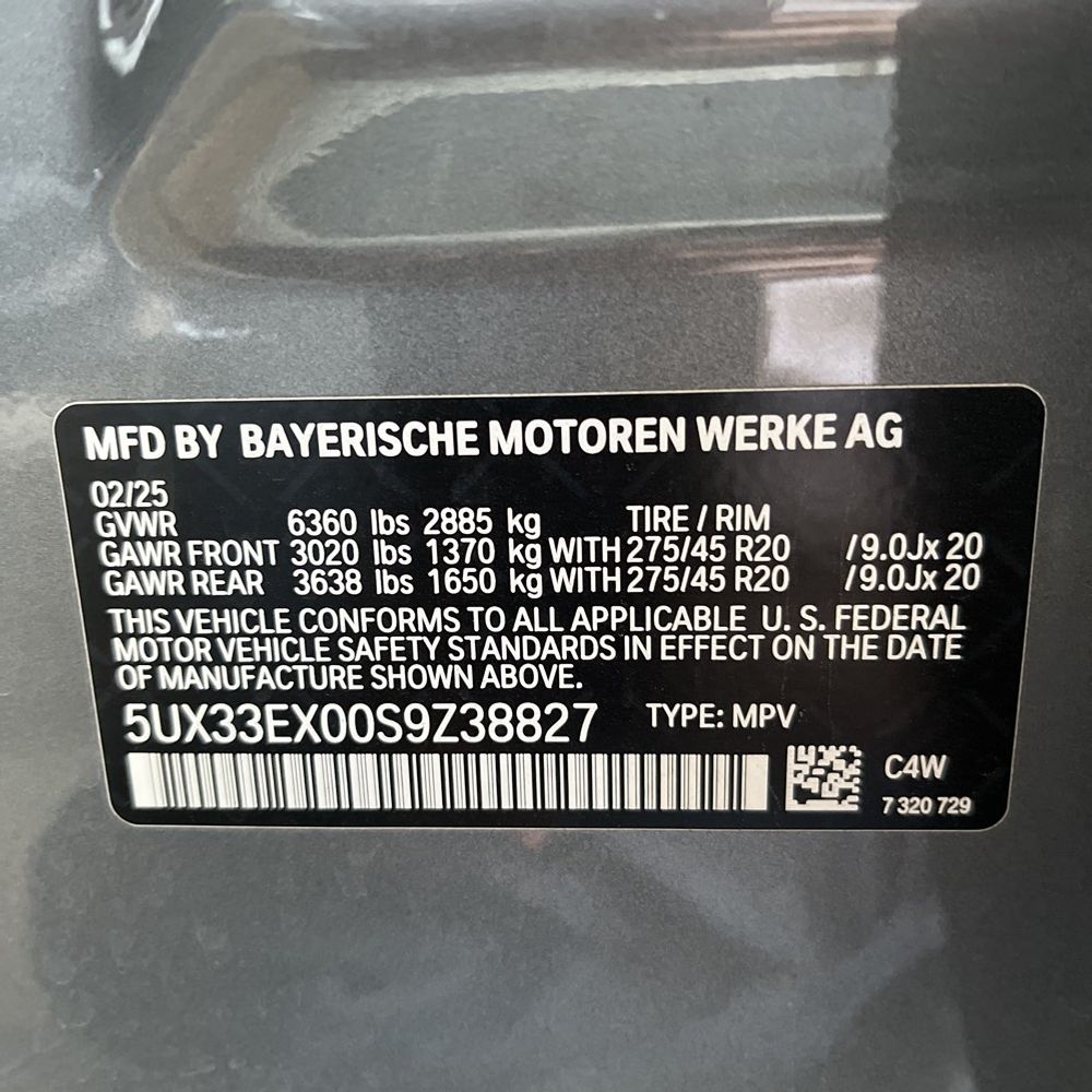 2025 BMW X6 XDrive40i
