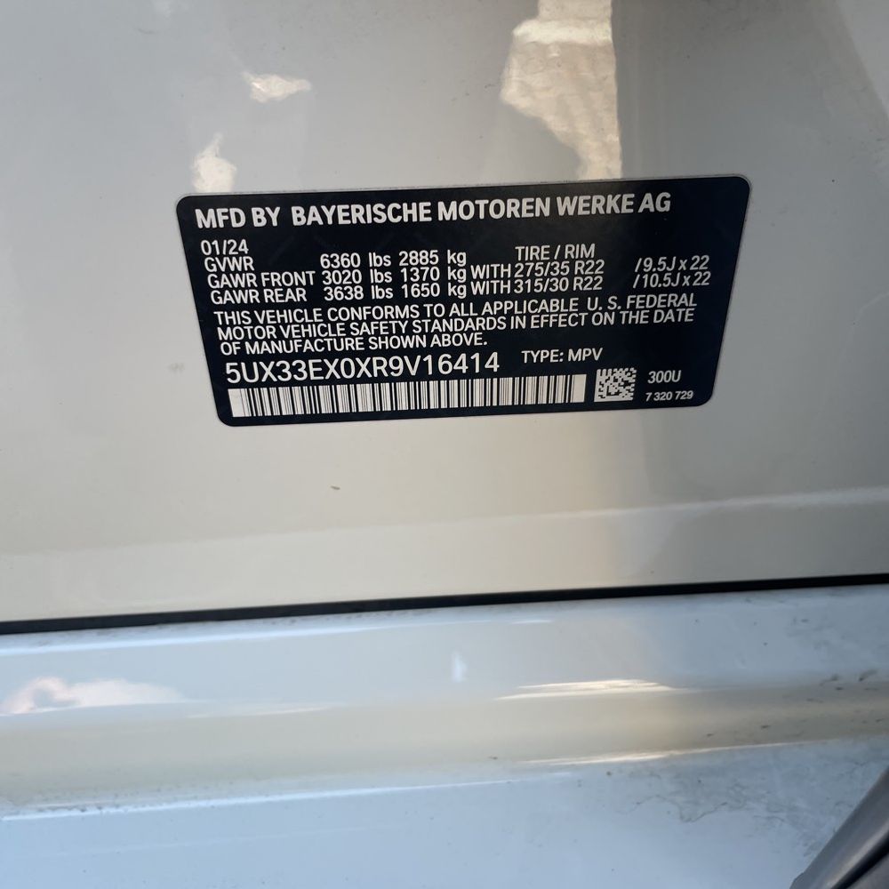 2024 BMW X6 XDrive40i
