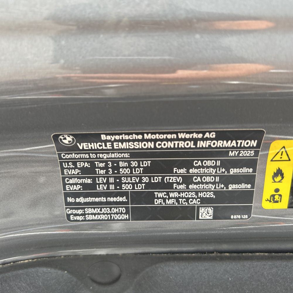 2025 BMW X5 xDrive50e
