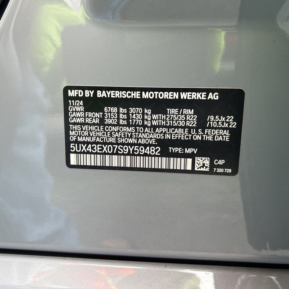 2025 BMW X6 M60i xDrive