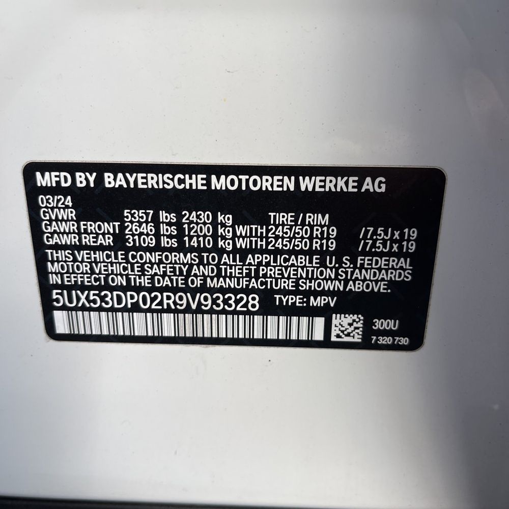 2024 BMW X3 XDrive30i