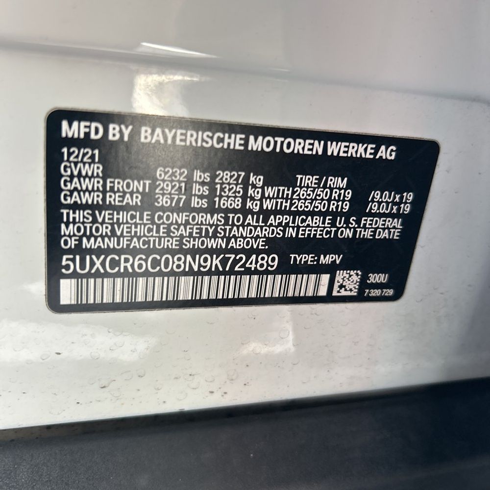 2022 BMW X5 XDrive40i