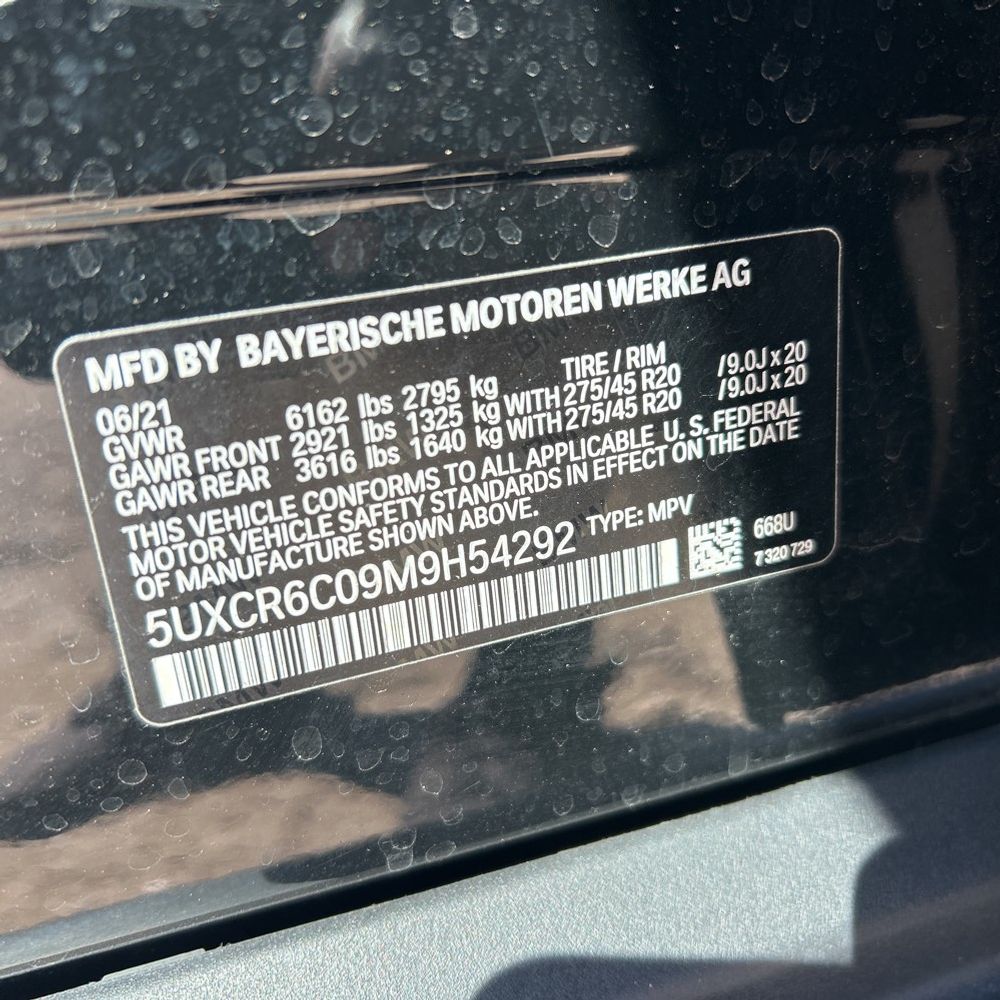 2021 BMW X5 XDrive40i