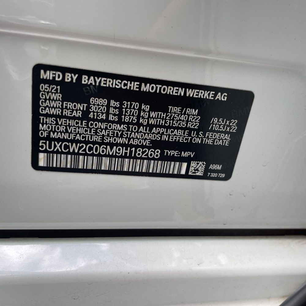 2021 BMW X7 XDrive40i