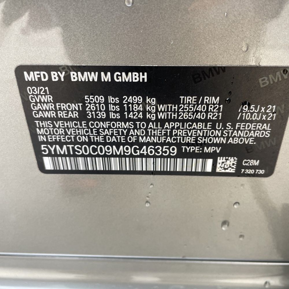 2021 BMW X3 M
