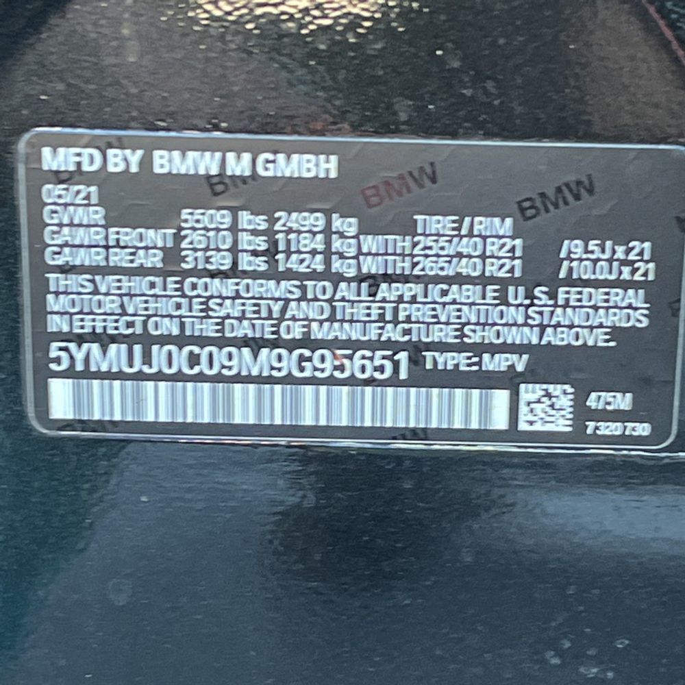 2021 BMW X4 M