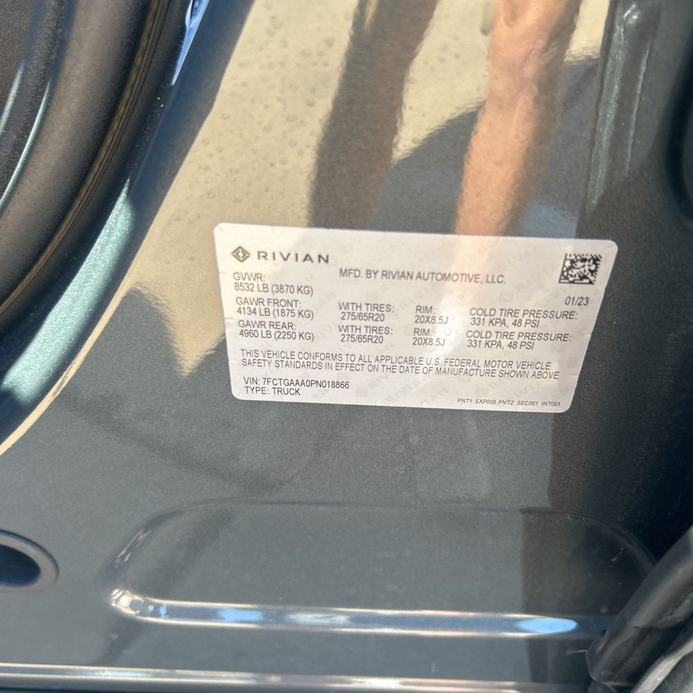 2023 Rivian R1T Adventure Quad-Motor
