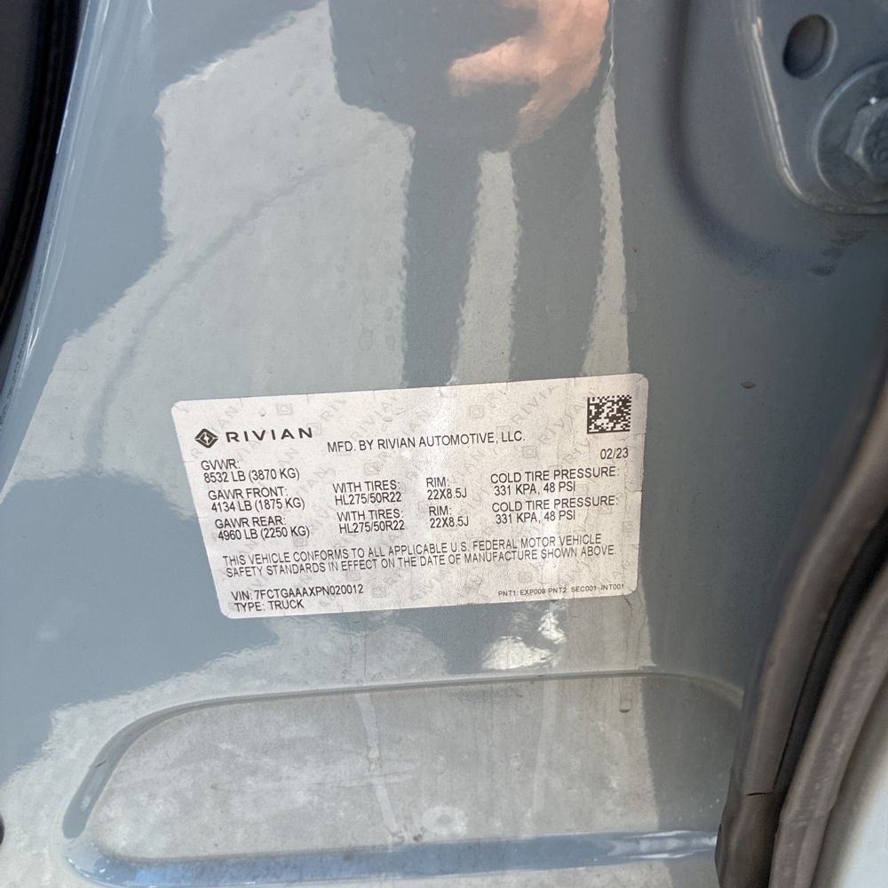 2023 Rivian R1T Adventure Quad-Motor