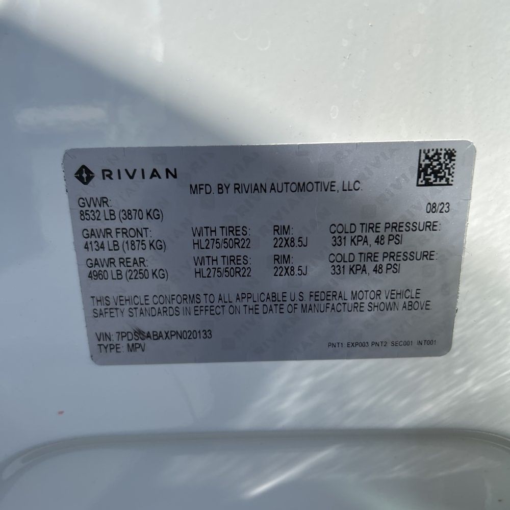 2023 Rivian R1S Adventure Quad-Motor