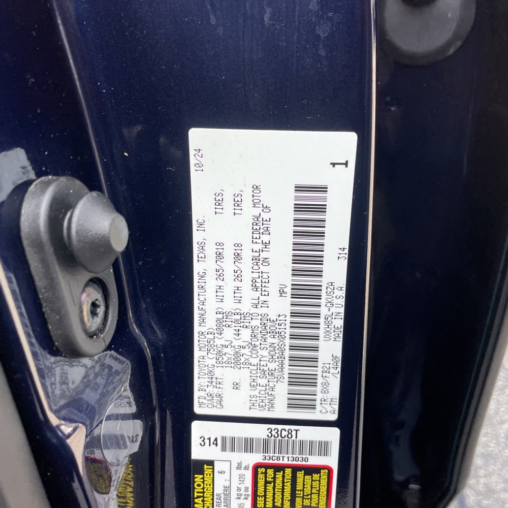 2025 Toyota Sequoia SR5