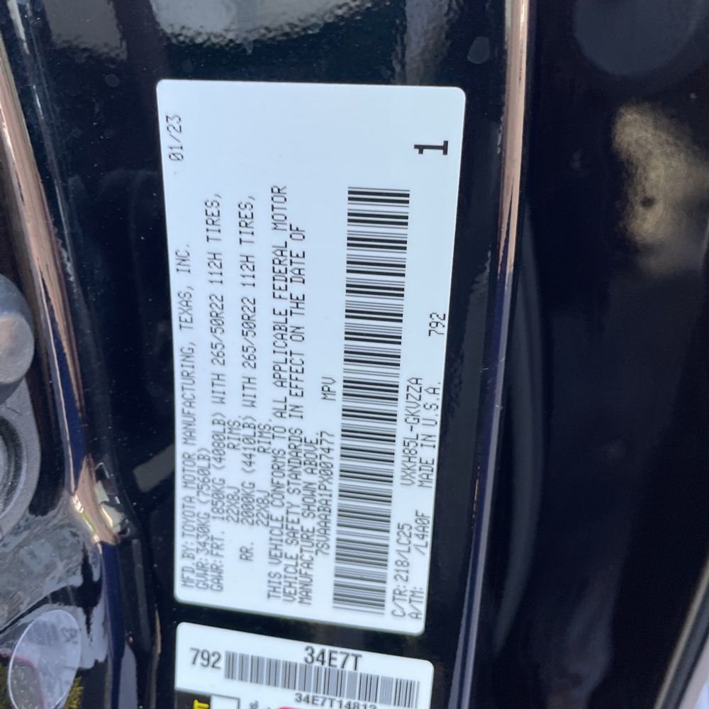 2023 Toyota Sequoia Capstone