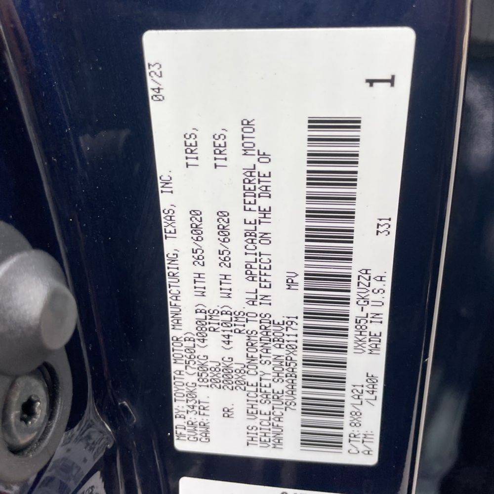 2023 Toyota Sequoia Platinum