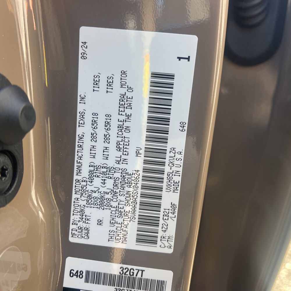 2025 Toyota Sequoia TRD Pro
