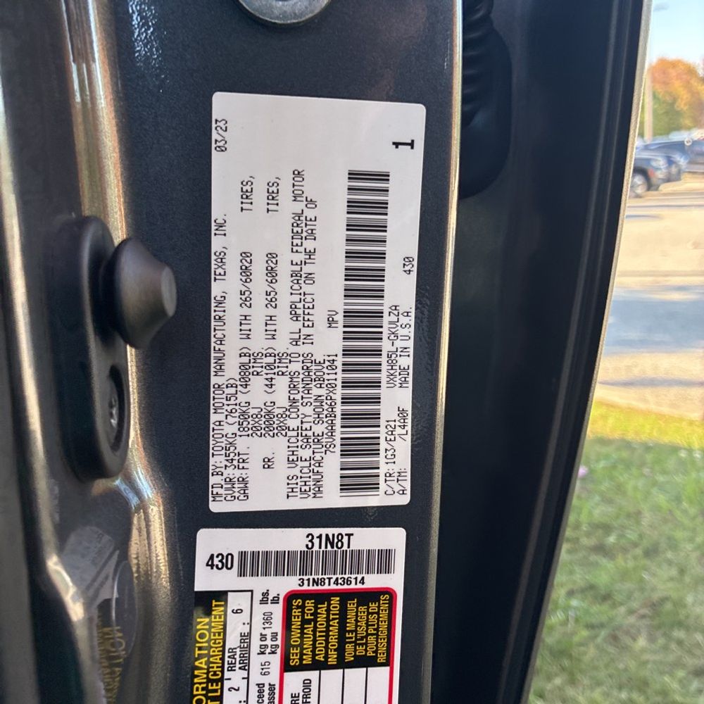 2023 Toyota Sequoia Limited