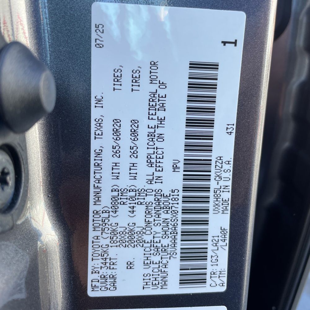 2025 Toyota Sequoia Platinum
